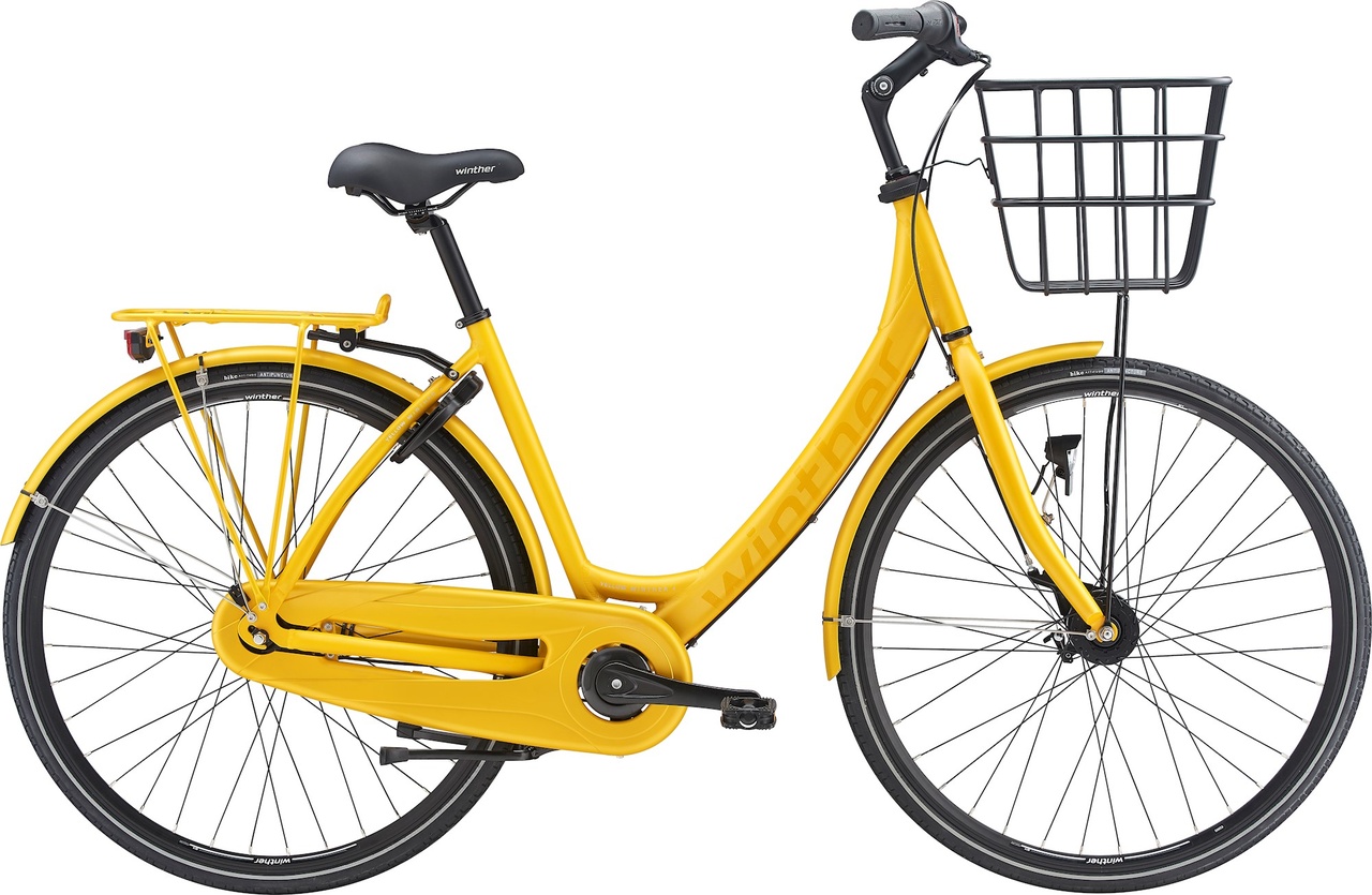 Winther Damcykel Yellow 4 54cm 2021