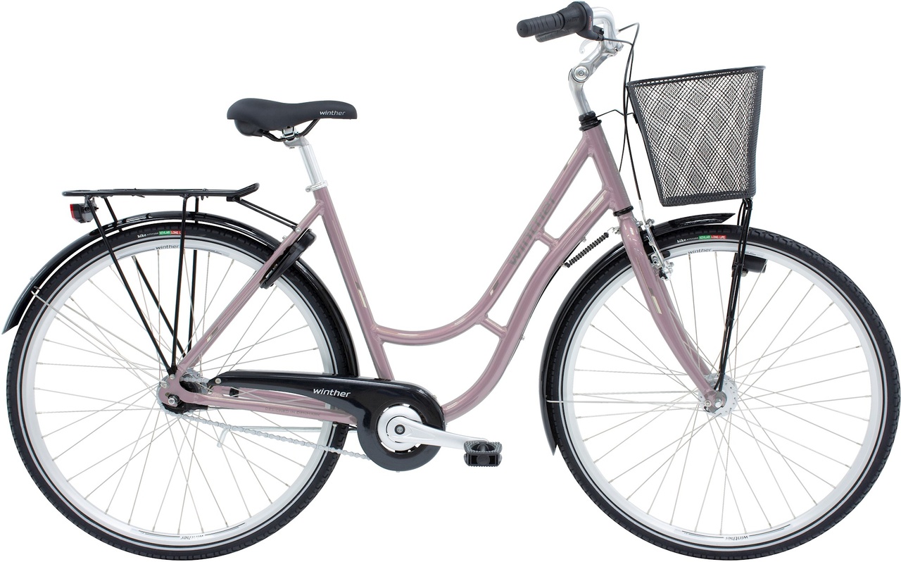 Winther Damcykel Classic 7 Rosa 52cm