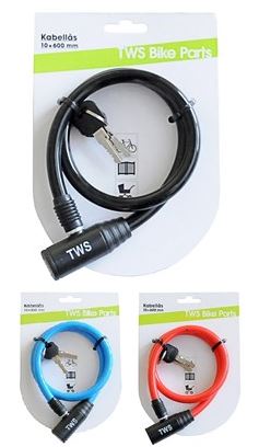 TWS Wirelås 10 x 600mm Blå