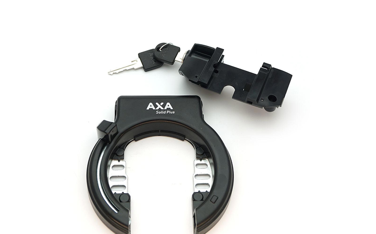 AXA Solid Plus och batterilås till Bosch Gen2 pakethållarbatteri