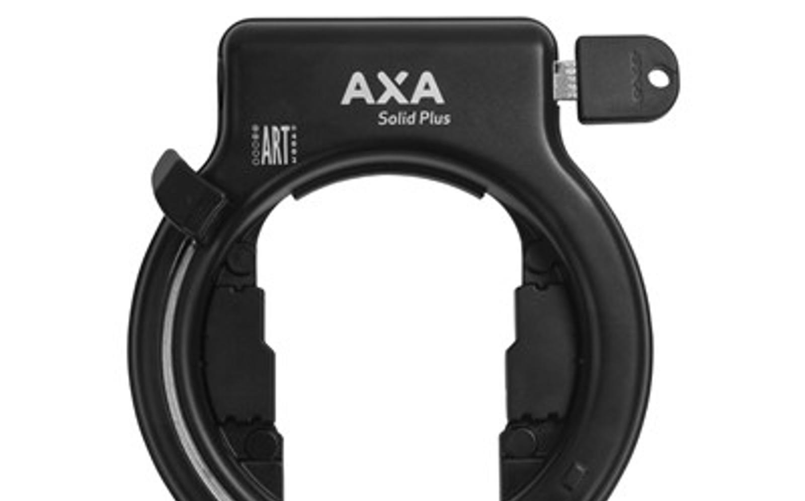 AXA Solid Plus och batterilås till Shimano STEPS pakethållarbatteri